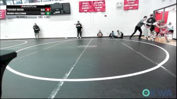 90 lbs Rr Rnd 4 - Tucker Moss, Blanchard Wrestling Club vs River Holcomb, Tecumseh Youth Wrestling
