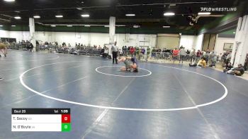 160 lbs Round Of 128 - Tyler Secoy, GA vs Nolan O'Boyle, VA