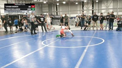 78 lbs 5th Place Match - Ryker Dierick, Elma Wrestling Club vs Noah Hollamon, Mine Yard Dogs Wrestling Club
