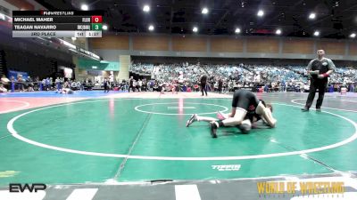 106 lbs 3rd Place - Michael Maher, Florida Elite Wrestling vs Teagan Navarro, BULLDOG WRESTLING CLUB