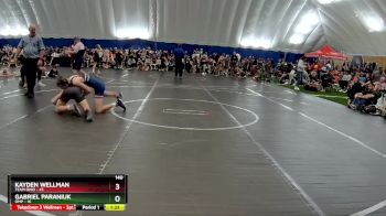140 lbs Round 3 (8 Team) - Kayden Wellman, Team Ohio vs Gabriel Paraniuk, OMP