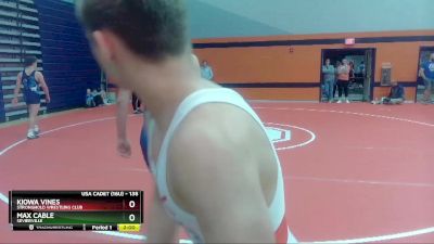 138 lbs 1st Place Match - Kiowa Vines, Stronghold Wrestling Club vs Max Cable, Sevierville