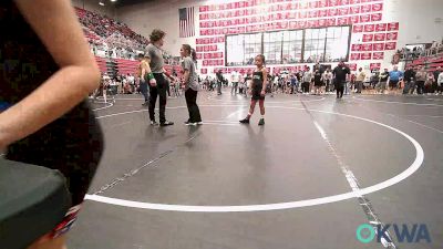 67 lbs Rr Rnd 2 - Zayley Martinez, Tuttle Wrestling vs Daisy Diaz, Bridge Creek Youth Wrestling