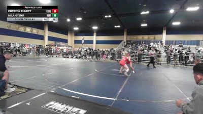 109 lbs Consi Of 16 #1 - Mila Otero, Beat The Streets - Los Angeles vs Preston Elliott, Coronado