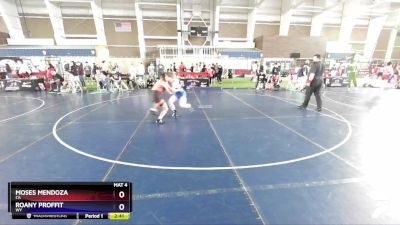 132 lbs Cons. Round 3 - Moses Mendoza, CA vs Roany Proffit, WY
