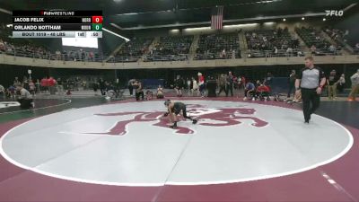 48 lbs Round Of 16 - Jacob Felix, Norristown vs Orlando Nottham, Mount Airy