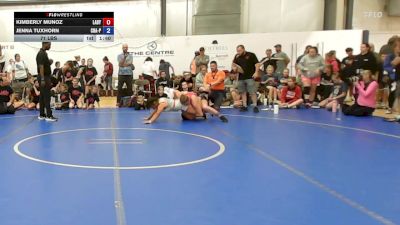 71 lbs Rr Rnd 1 - Kimberly Munoz, Lady Warriors United - W vs Jenna Tuxhorn, Charlies Angels- W