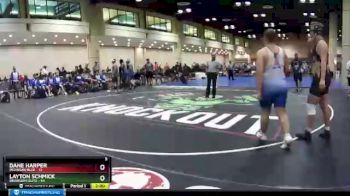 285 lbs Round 7 (10 Team) - Layton Schmick, Brawlers Elite vs Dane Harper, Michigan Blue