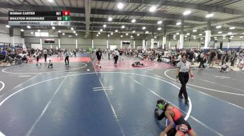 65 lbs Semifinal - Roman Carter, Mat Demon WC vs Braxton Rodriguez, Rising Sun WC
