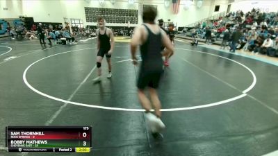 175 lbs Round 3 (10 Team) - Bobby Mathews, Cheyenne East vs Sam Thornhill, Rock Springs