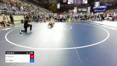 155 lbs Cons 32 #1 - Kelsey Cruz, MN vs Margaret Page, VA