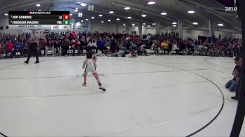 27 lbs Semifinal - Kip Loberg, Arlington Eagles vs Hudson Ragon, Palmyra Wrestling Club