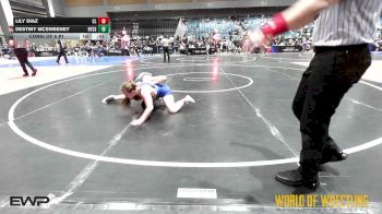 124 lbs Consi Of 8 #1 - Lily Diaz, Central Linn vs Destiny Mcsweeney, Nyssa