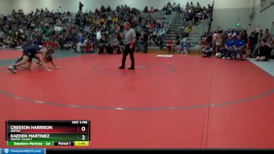 138 lbs Quarterfinal - Kaeden Martinez, Moffat County vs Creeson Harrison, Uintah