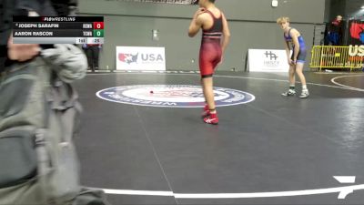 Schoolboys - 115 lbs Champ. Round 1 - Mason Pecoff vs Eli Alvarado, Daniel Cormier Wrestling Club