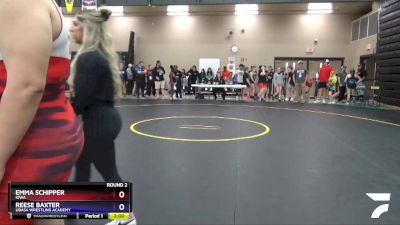 225 lbs Round 2 - Reese Baxter, Ubasa Wrestling Academy vs Emma Schipper, Iowa