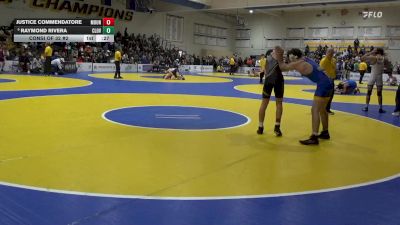 141 lbs Consi Of 32 #2 - Justice Commendatore, Mountain View vs Raymond Rivera, Clovis