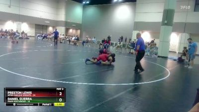 160 lbs Round 1 (6 Team) - Daniel Guerra, Miami SouthRidge vs Preston Lewis, NFWA Oakleaf Knights