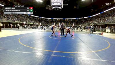 147 lbs Consy 3 - Andrew Gall, Bellefonte vs Charlie Ackerman, Titusville
