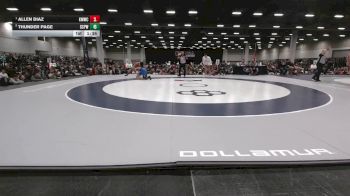 157 lbs 1st Place Match - Allen Diaz, Kearney MatCats Wrestling Club vs Thunder Page, South Central Punisher Wrestling