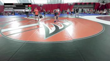 157 lbs Round 3 (8 Team) - Liam Green, FZ Wrestling Club B vs Dawson Dabill, Pequot Lakes/Pine River-Backus