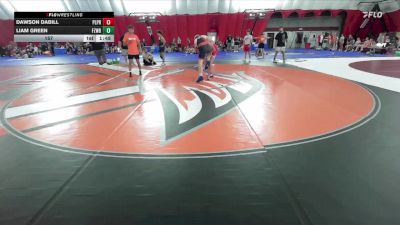 157 lbs Round 3 (8 Team) - Liam Green, FZ Wrestling Club B vs Dawson Dabill, Pequot Lakes/Pine River-Backus