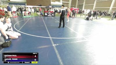 157 lbs Cons. Semi - Nathan Paul, CA vs Samuel Mann, AZ