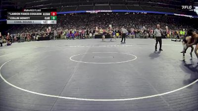 D3-150 lbs Cons. Round 1 - Landon Fance-Coulson, Allegan vs Collin Howitt, Clare HS