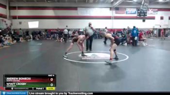 132 lbs Cons. Semi - Andrew Boniecki, North Central vs Wyatt Crosby, University
