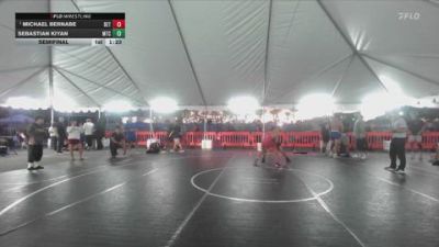 120 lbs Semifinal - Michael Bernabe, Dethrone vs Sebastian Kiyan, Mantanona Training Center