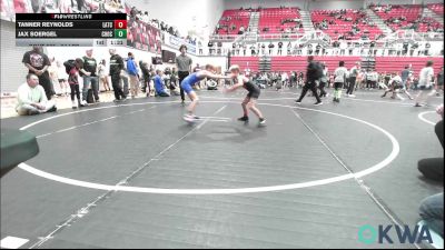 64 lbs Rr Rnd 2 - Tanner Reynolds, Little Axe Takedown Club vs Jax Soergel, Choctaw Ironman