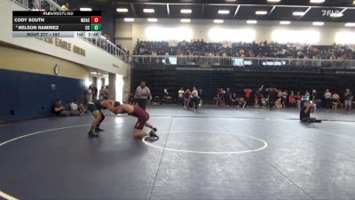 197 lbs Champ. Round 2 - Nelson Ramirez, Cerritos College vs Cody South, Mt. San Antonio College