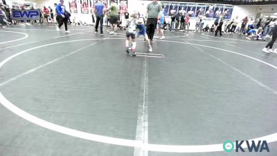 49 lbs Consi Of 8 #1 - Jo Thigpen, Choctaw Ironman Youth Wrestling vs Barrett Jones, Bridge Creek Youth Wrestling