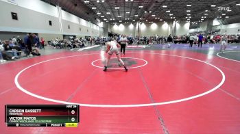 113A Cons. Round 2 - Carson Bassett, Fennimore vs Victor Matos, Conroe Woodlands College Park