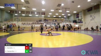 80 lbs Rr Rnd 1 - Cannon Daniels, Bristow Youth Wrestling vs Gus Camarillo, Standfast