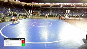 138 lbs Consi Of 16 #1 - Nick Silva, Burlington vs Zachary Robinson, Holliston