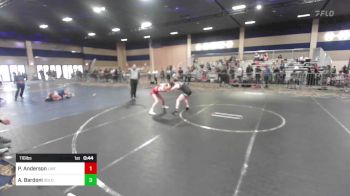 116 lbs Consi Of 16 #2 - Piper Anderson, Livermore Elite WC vs Alina Bardoni, Gold Rush Wr Ac