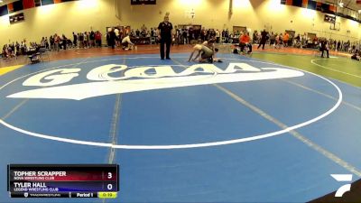 144 lbs Cons. Round 3 - Tyler Hall, Legend Wrestling Club vs Topher Scrapper, NOVA Wrestling Club