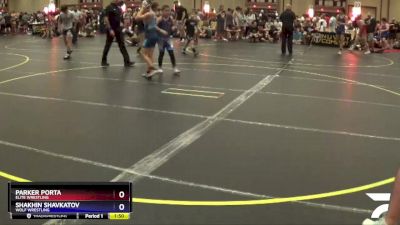 92 lbs Round 1 - Parker Porta, Elite Wrestling vs Shakhin Shavkatov, Wolf Wrestling