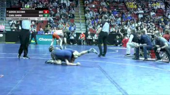 2A-113 lbs Champ. Round 1 - Carl Shew, North Butler-Clarksville vs Jaron Jacobs, Greene County