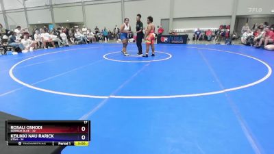 235 lbs Round 3 (8 Team) - Rosali Oshodi, Georgia Blue vs Keilikki Nau Rarick, Utah