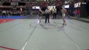 160 lbs Quarterfinal - Brady Garoutte, Moorcroft Mat Masters vs Trevin Wiest, Livingston Wrestling