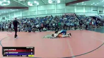 132 lbs Champ. Round 1 - Cash Hatfield, IA vs Luke Grindstaff, IL