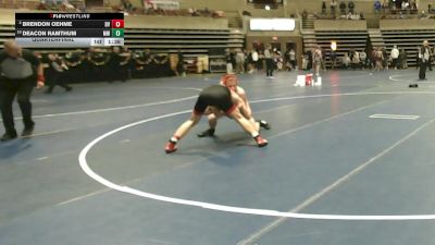 121 Championship Bracket Quarterfinal - Deacon Ramthum, Mound Westonka vs Brendon Oehme, Brandon Valley