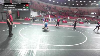 165 lbs 1st Place Match - Ian Leverance, Nekoosa Youth Wrestling vs Marcus Brock, Wisconsin