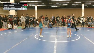 83.4-86.7 lbs Champ. Round 1 - Penelope Mouras, Amped Wrestling Club vs Malana Chaniel-McKay, Powerhouse Wrestling