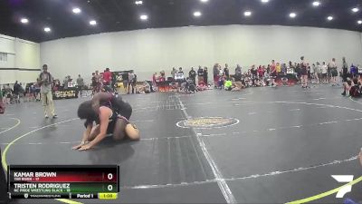 167 lbs Round 1 (4 Team) - Kamar Brown, Tar River vs Tristen Rodriguez, NC Pride Wrestling Black