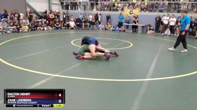 165 lbs Champ. Round 1 - Zane Lindberg, Interior Grappling Academy vs Dalton Henry, Alaska