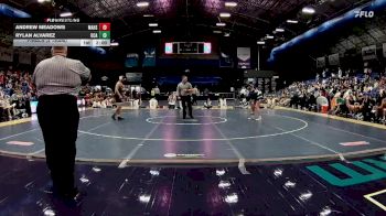 190 lbs Finals (2 Team) - Andrew Meadows, Mount Airy High School vs Rylan Alvarez, Uwharrie Charter Academy