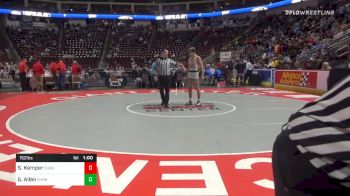 152 lbs Consolation - Shane Kemper, Burgettstown vs Sully Allen, Sharon